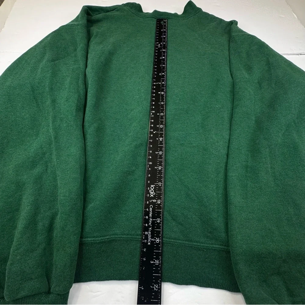 VTG Clarkson University Hanes Sweatshirt Men Large Green Crewneck Golden Knights - Picture 7 of 11